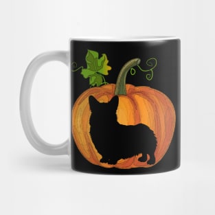 Corgi in pumpkin Mug